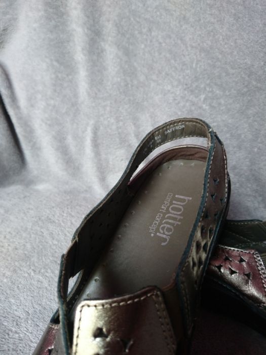 Nowe Skórzane sandały Hotter 37 wkładka 23,5cm