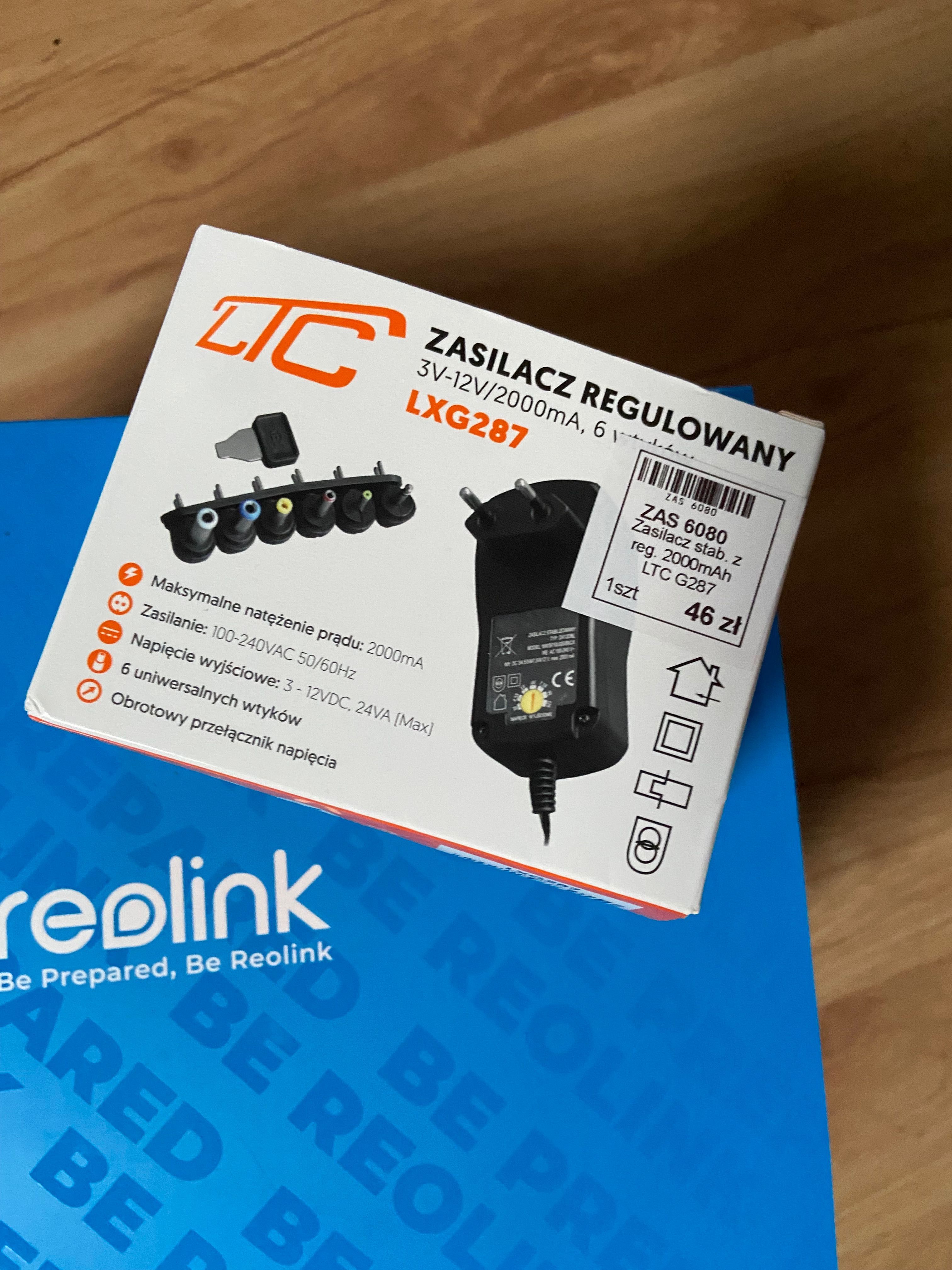 Kamera Reolink P830 + zasilacz i karta pamięci