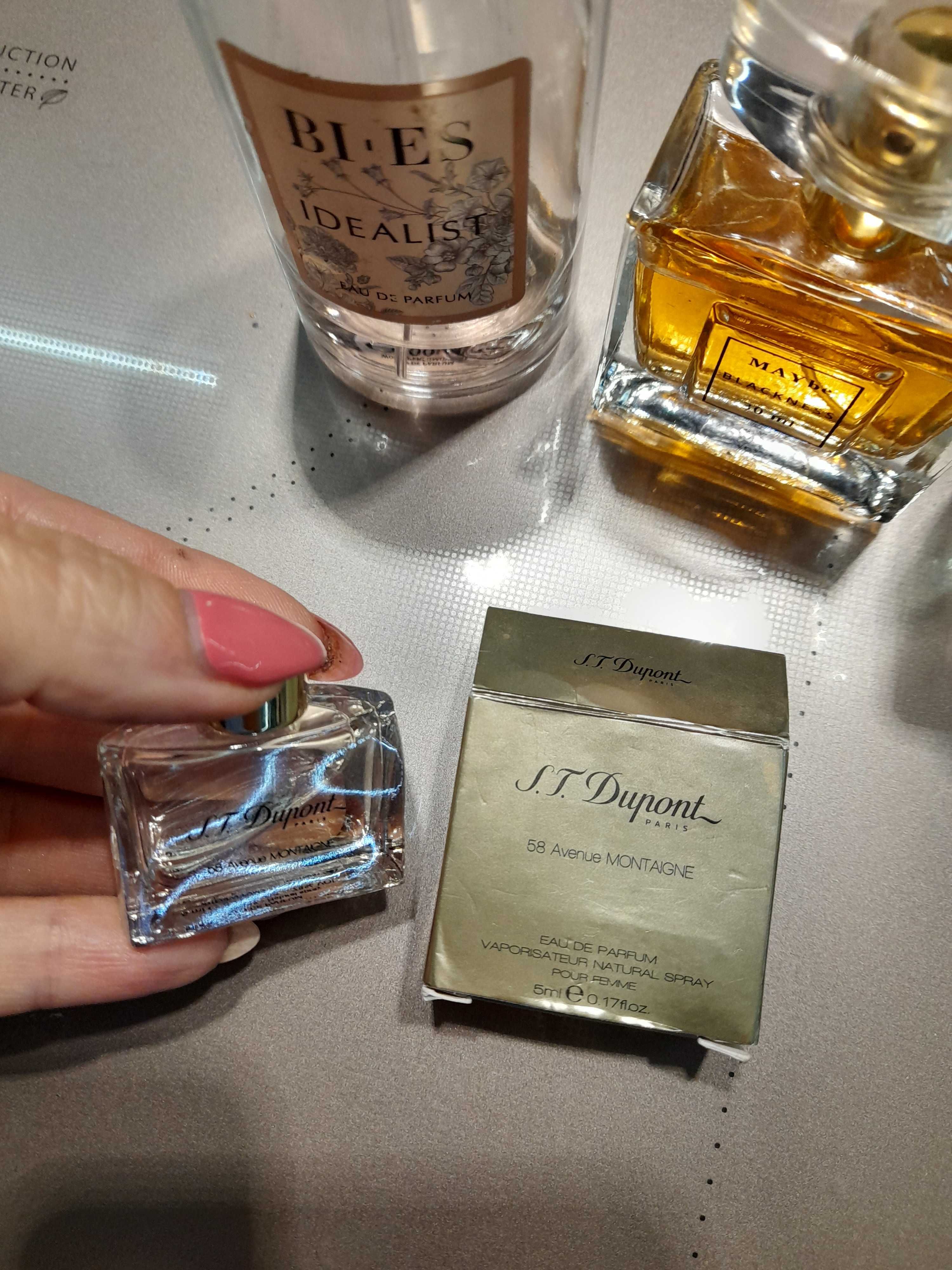 Perfumy damskie zestaw 4, wieczorowe, S.J.Dupont i inne