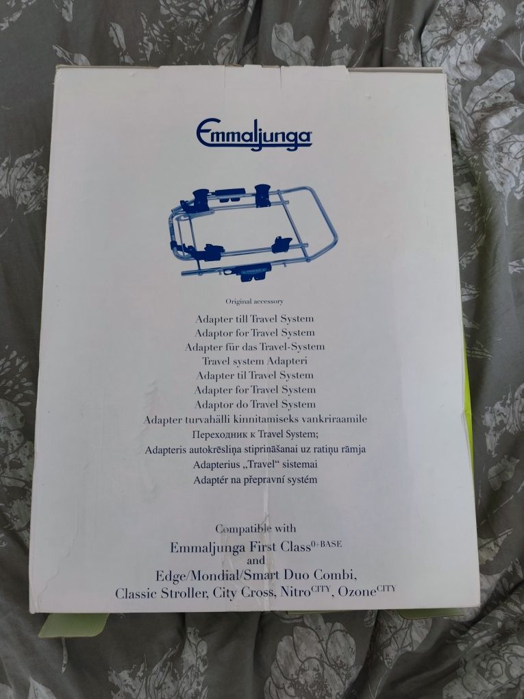 Emmaljunga adapter adaptor do travel system first class  nowy 
Możliwo