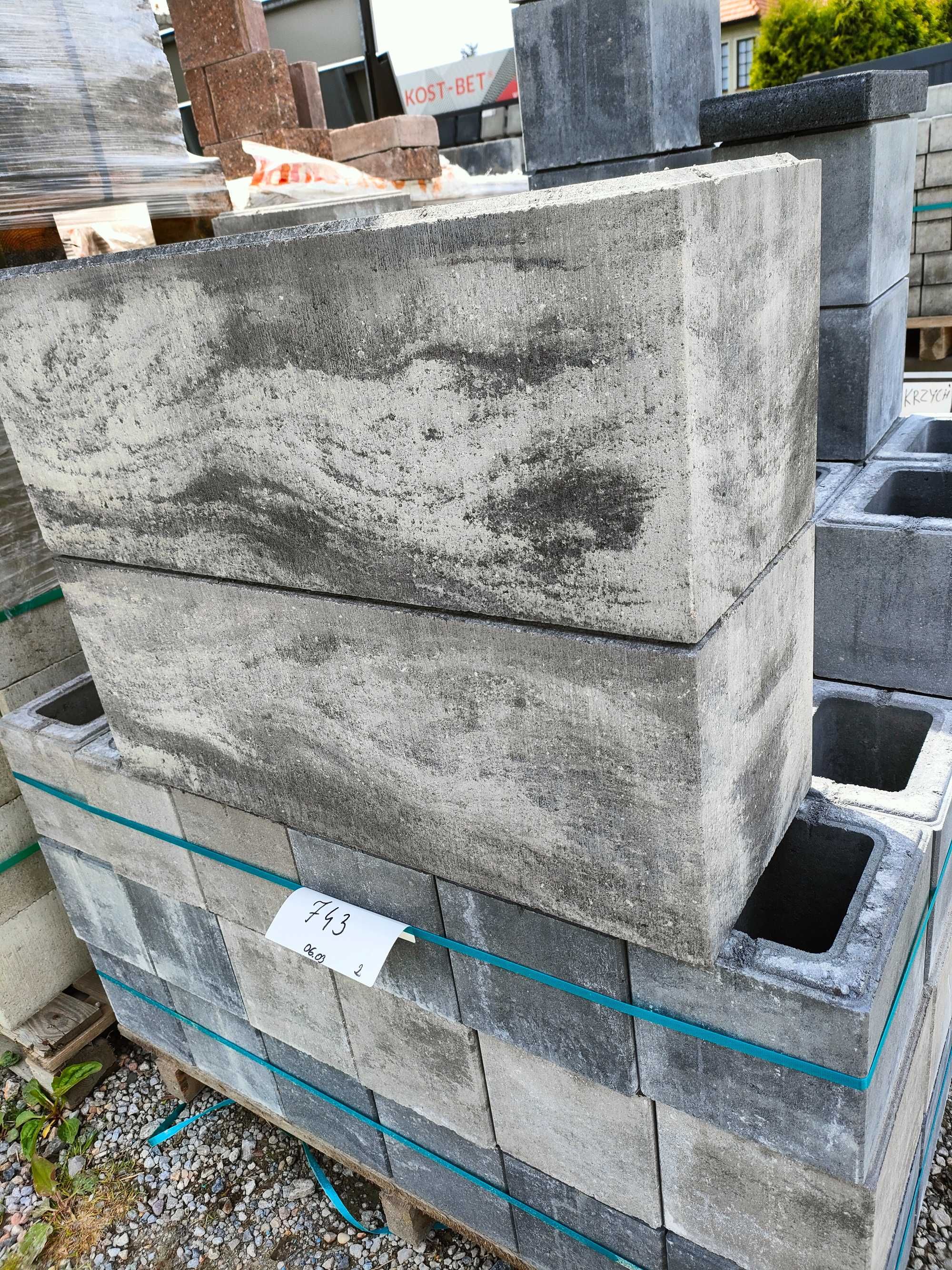Filar podstawa pod pompę piec 75x28x28  donica gazon ogrodzenie pustak