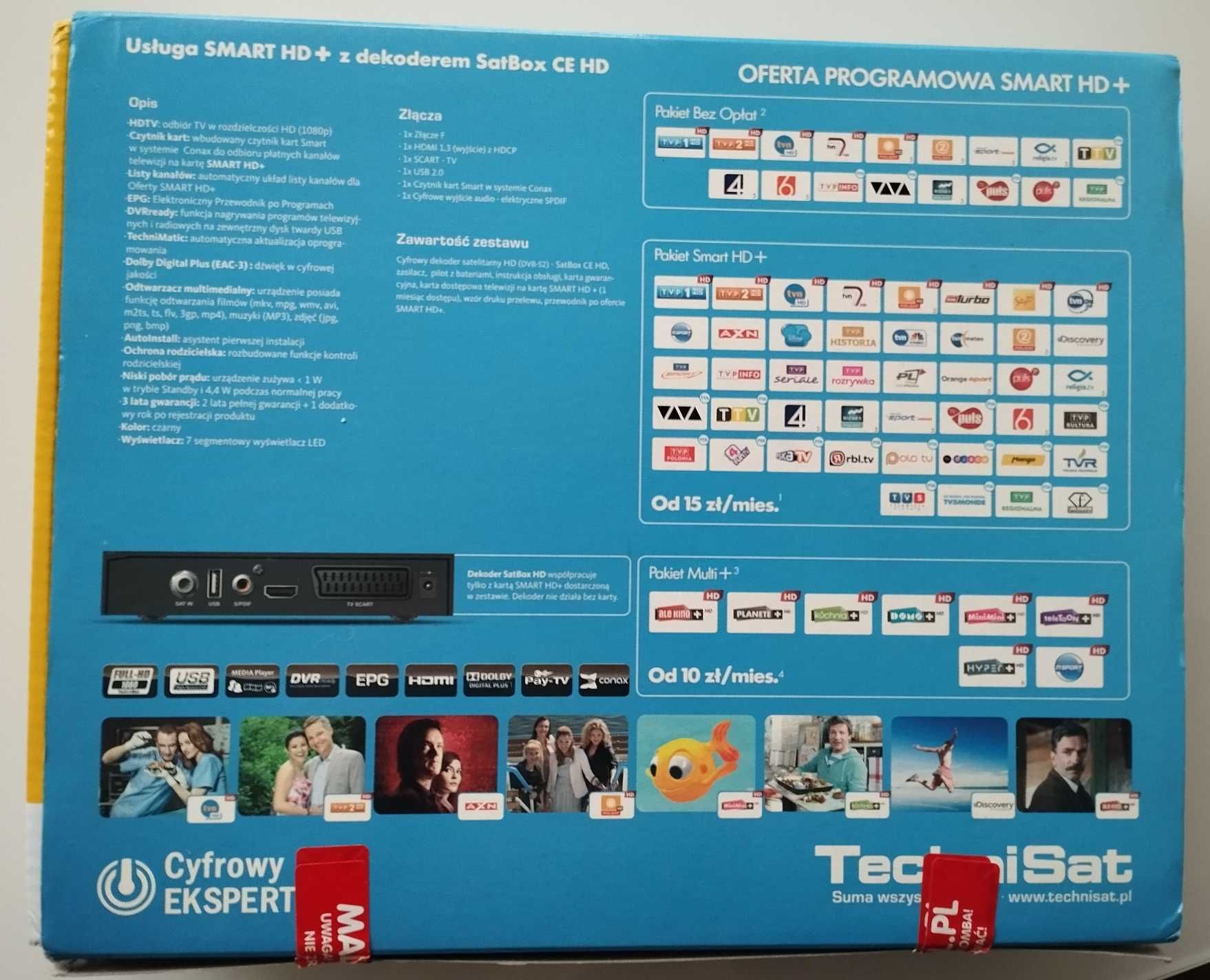 dekoder Satbox CE HD z kartą