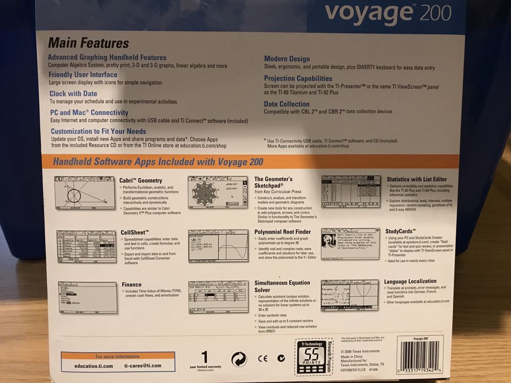 Texas Instruments ti voyage 200