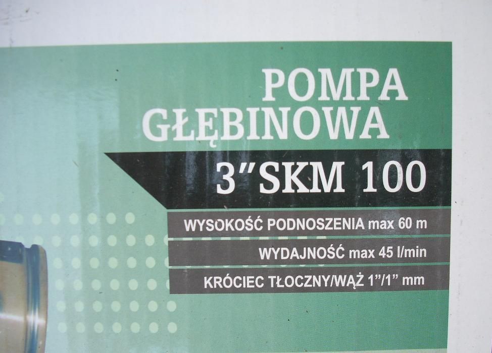 Pompa głębinowa 3 SKM 100 premium  z ok. 15 m kabla - średnica 75 mm