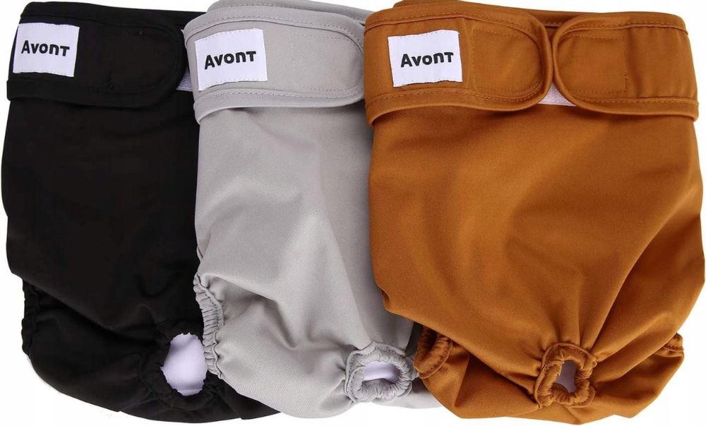 Avont • Majtki • Pieluchy •  r. XS wybor 3szt. Kot ( Maly Piesek)