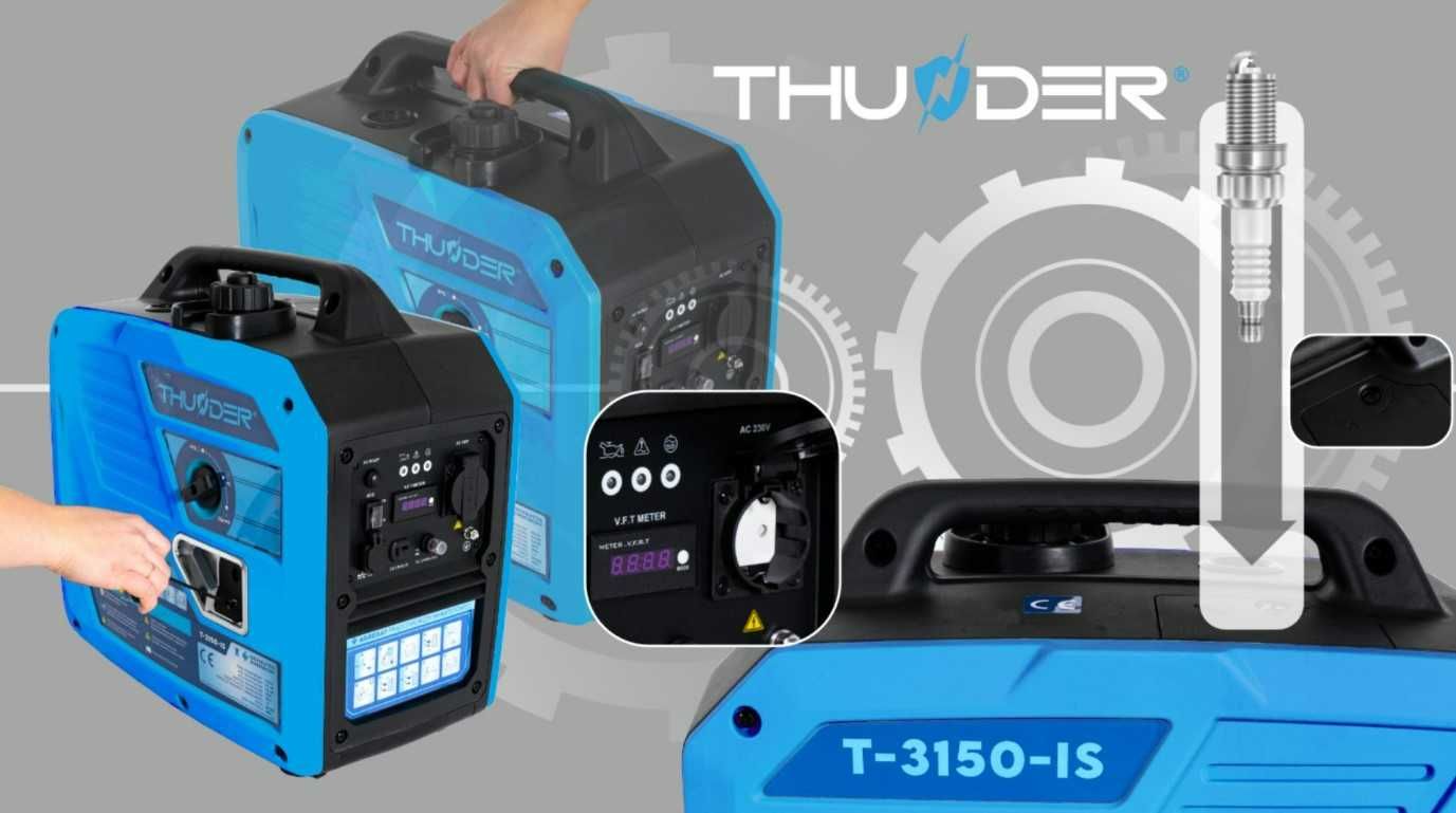 Генератор інверторний THUNDER T-3150-ІS 2,5/2,8 кВт