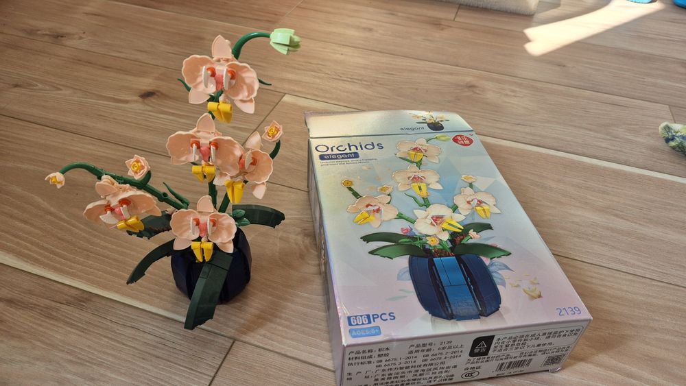 Klocki prawie jak Lego Orchidea Storczyk