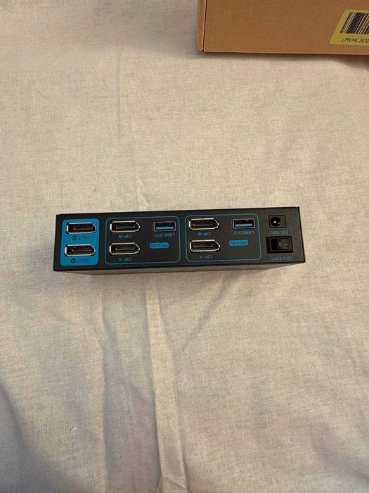 PRZEŁĄCZNIK KVM DisplayPort dla 2 monitorów