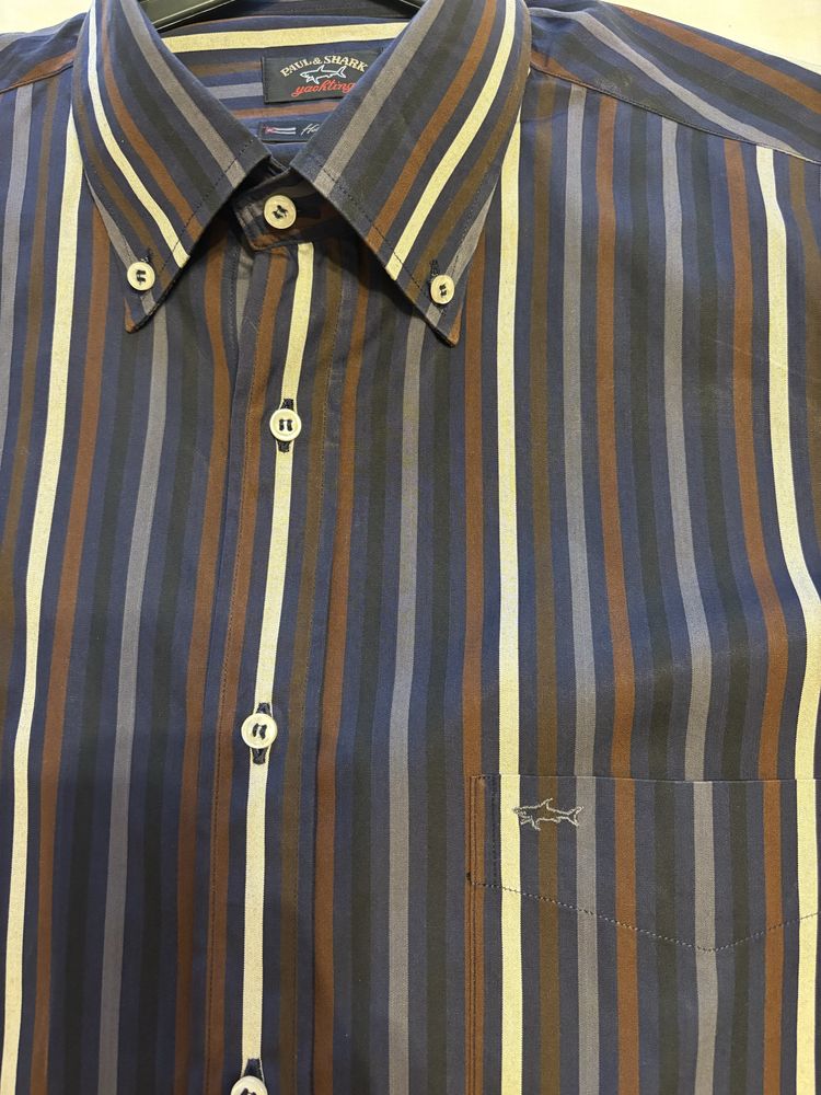 Camisa Paul & Shark, excelente estado. Tamanho 42. Medidas nas fotos