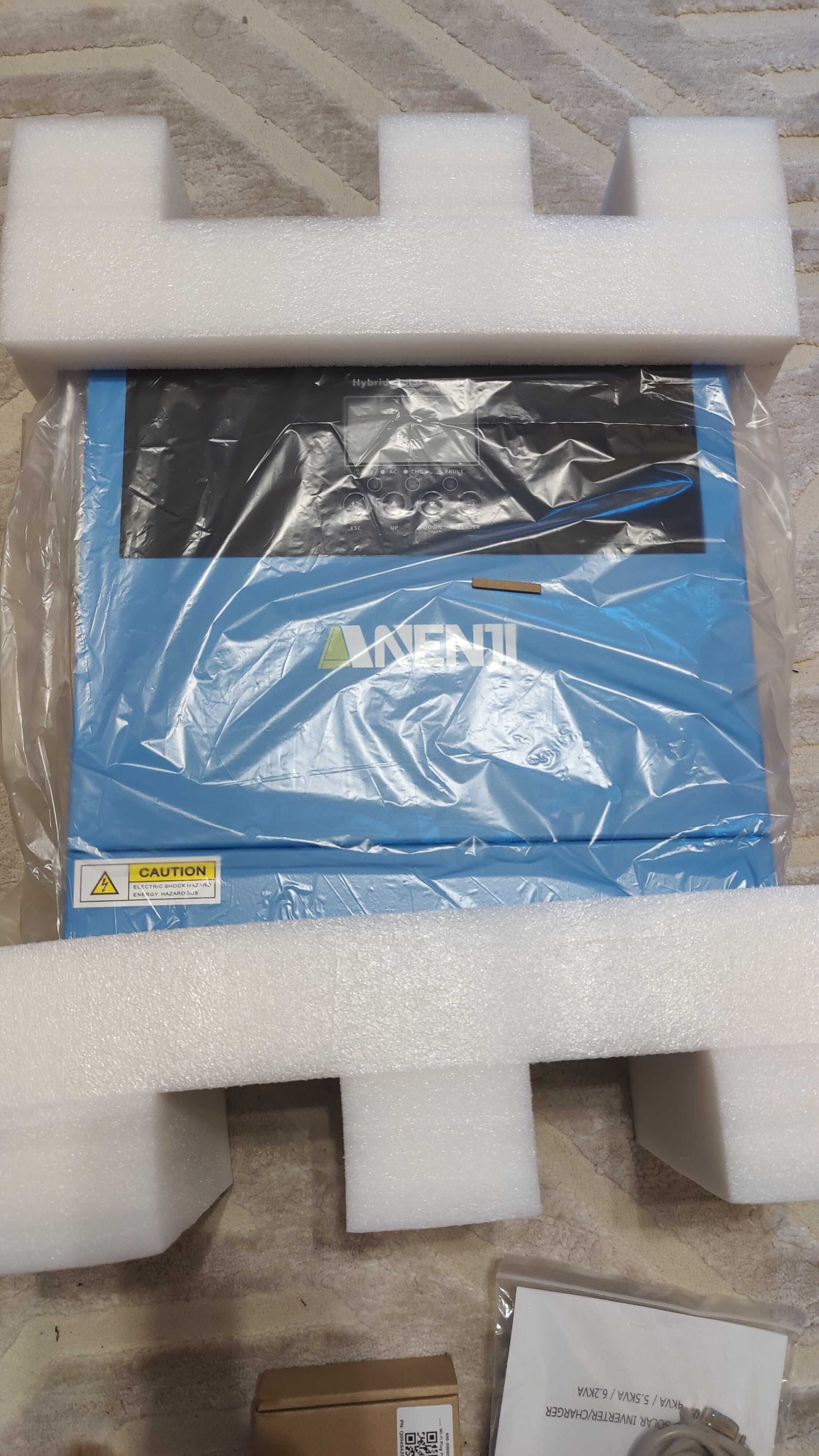 Інвертор гібридний Anenji ANJ-4000-24V-WIFI 100А