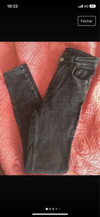 Jeans skinny cinta alta Zara 34