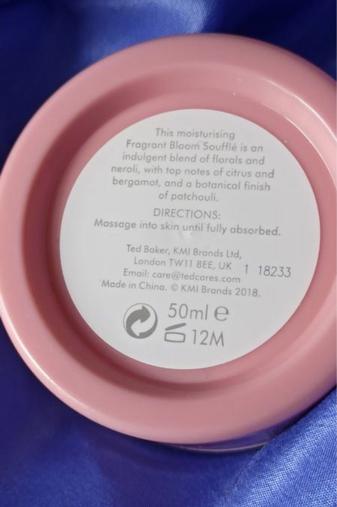 Ted baker fragrant bloom souffle суфле для тіла 50 мл