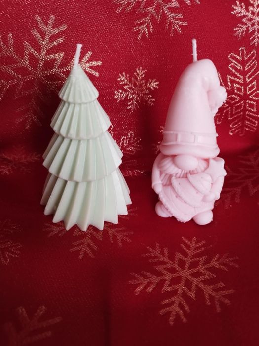 Świeczki sojowe zapachowe Święta Boże Narodzenie Prezent Mikołaj