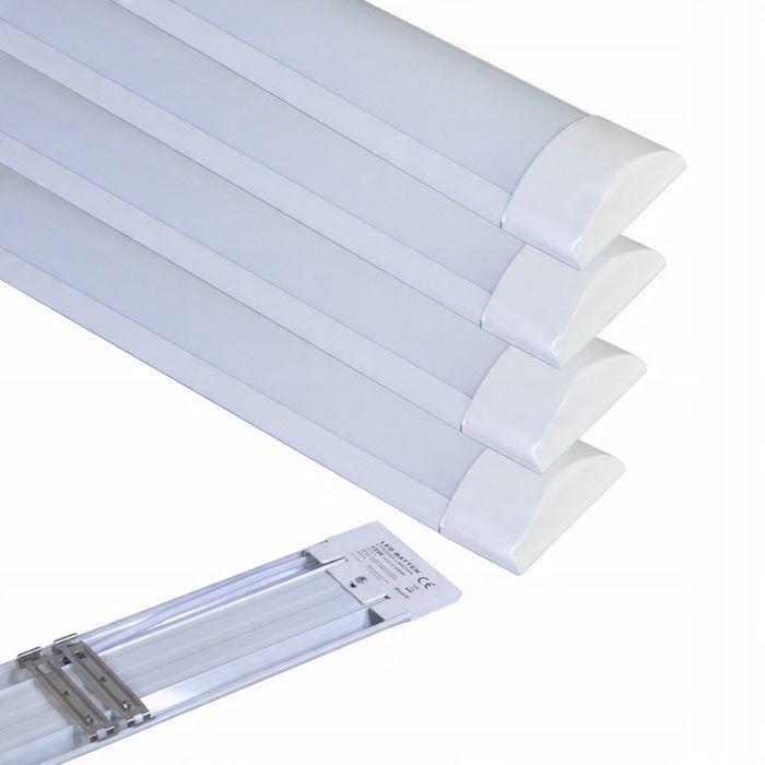 Lampa sufitowa LED 60cm 18W 6500K zimna natynkowa plafon świetlówka