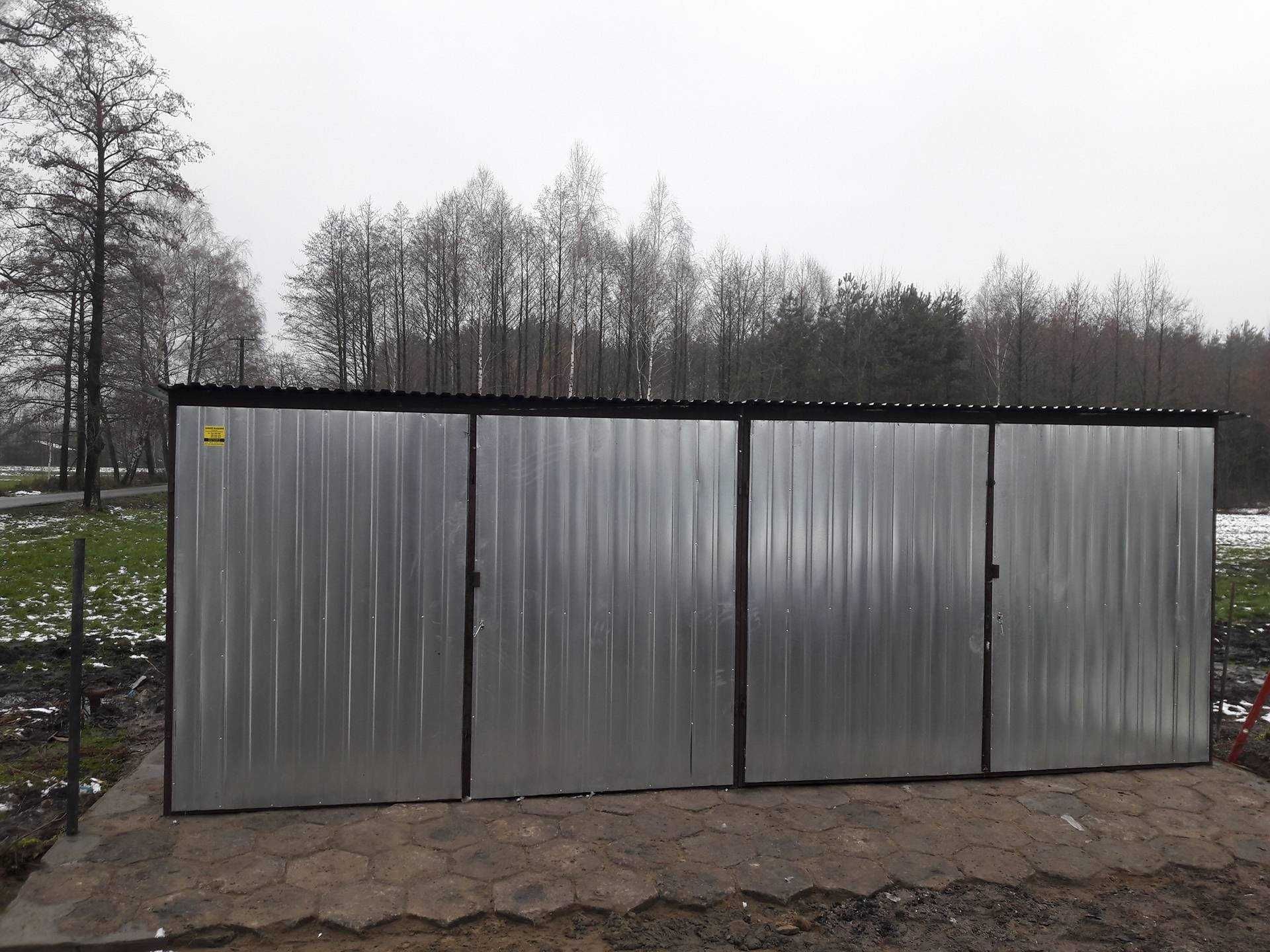 Garaż Blaszany na Budowę 3x5 4x5 6x5 6x6 4x6 -Wzmocniony Trapez Blachy