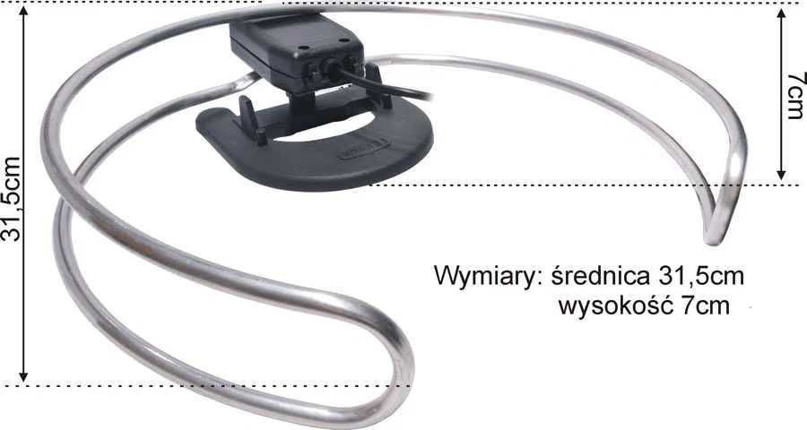 Antena radiowa pokojowa z regulacją wzmocnienia FM DAB+ APLEYT