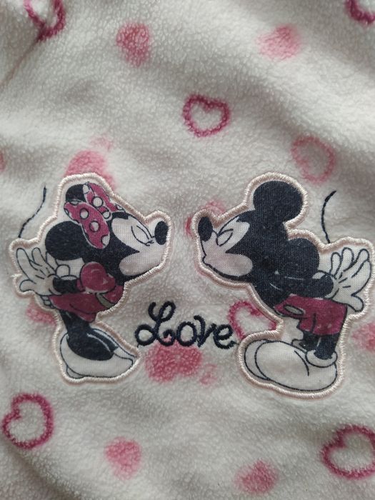 Zestaw śpiochy polar i body z długim rękawem r 80