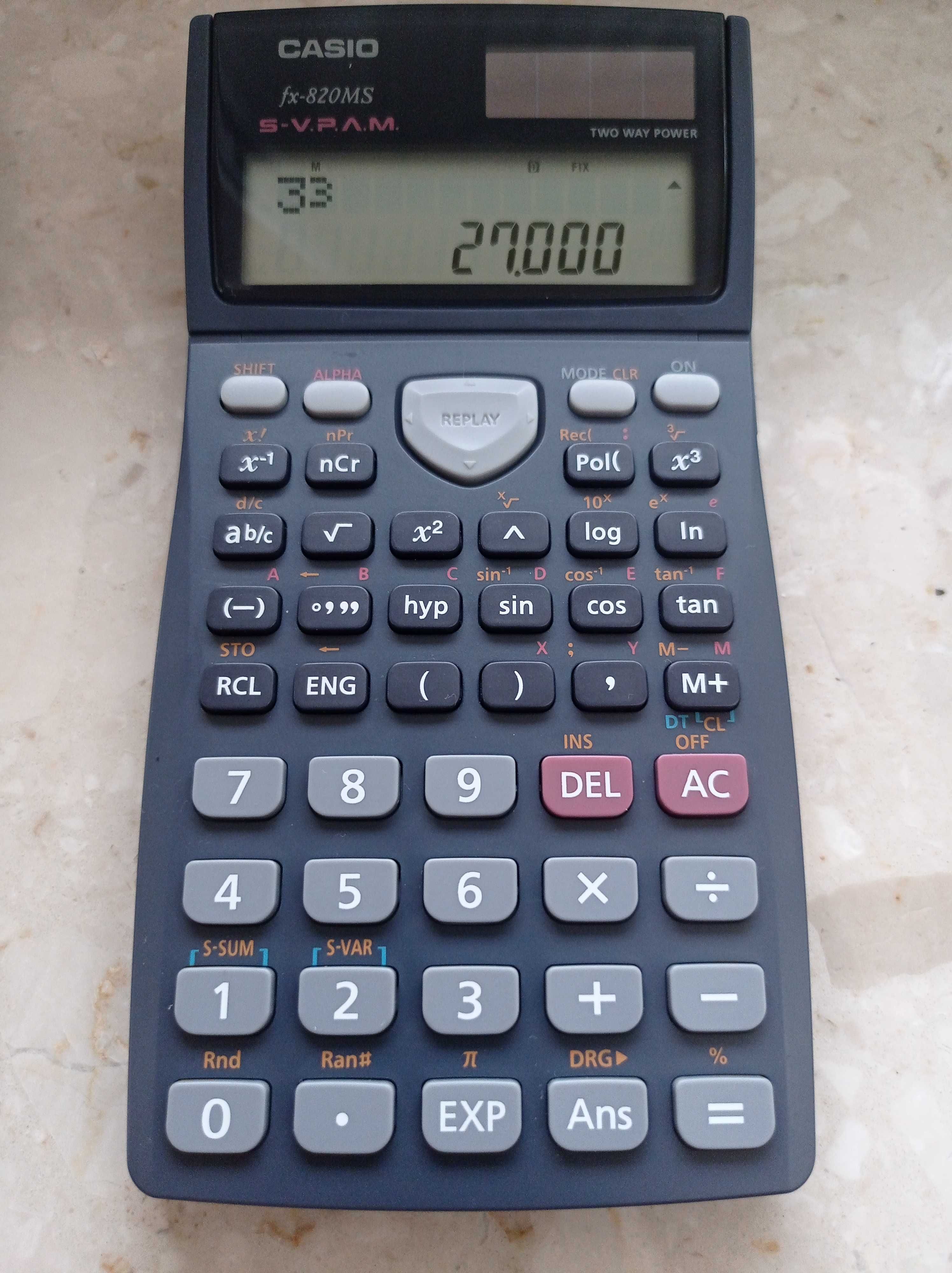 Kalkulator naukowy Casio FX 820MS - nowy