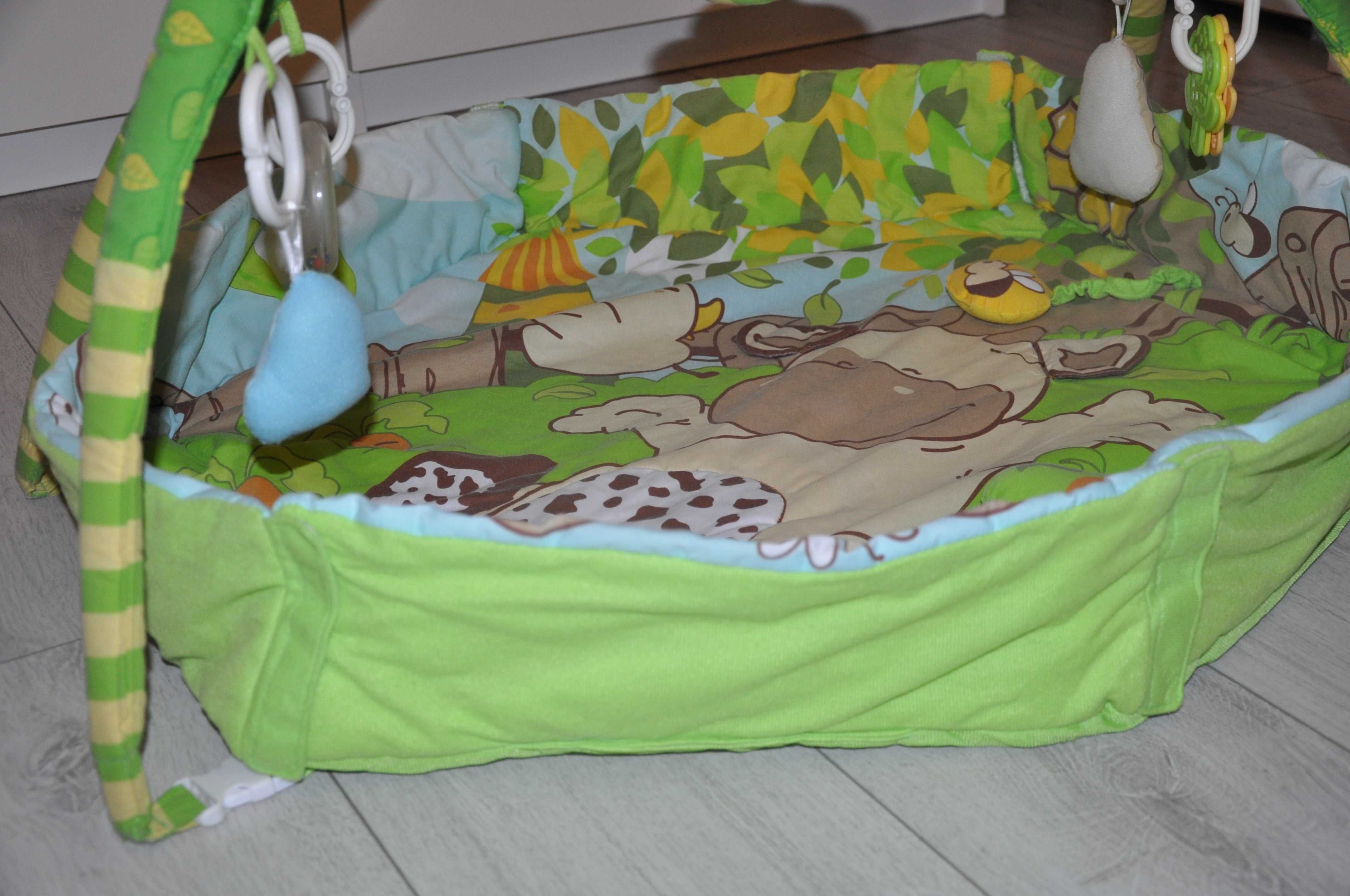 CANPOL babies Mata edukacyjna Wesoła Farma kojec kocyk święta 0m+