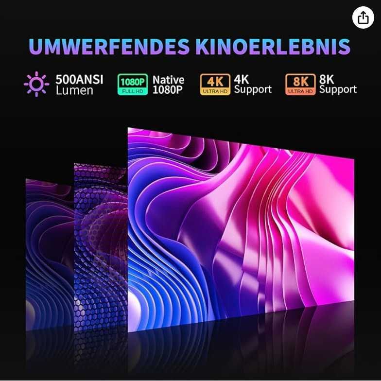 Projektor Sainellor 4K Android
