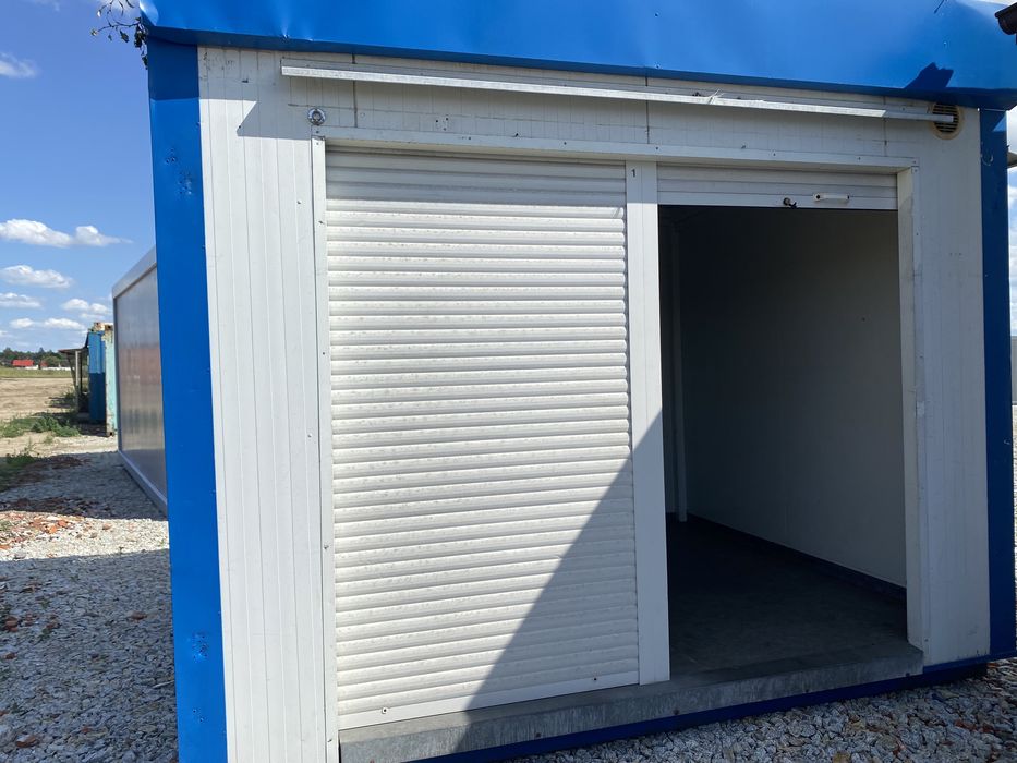 Pawilon handlowy kontener z roletami 10,5 m2
