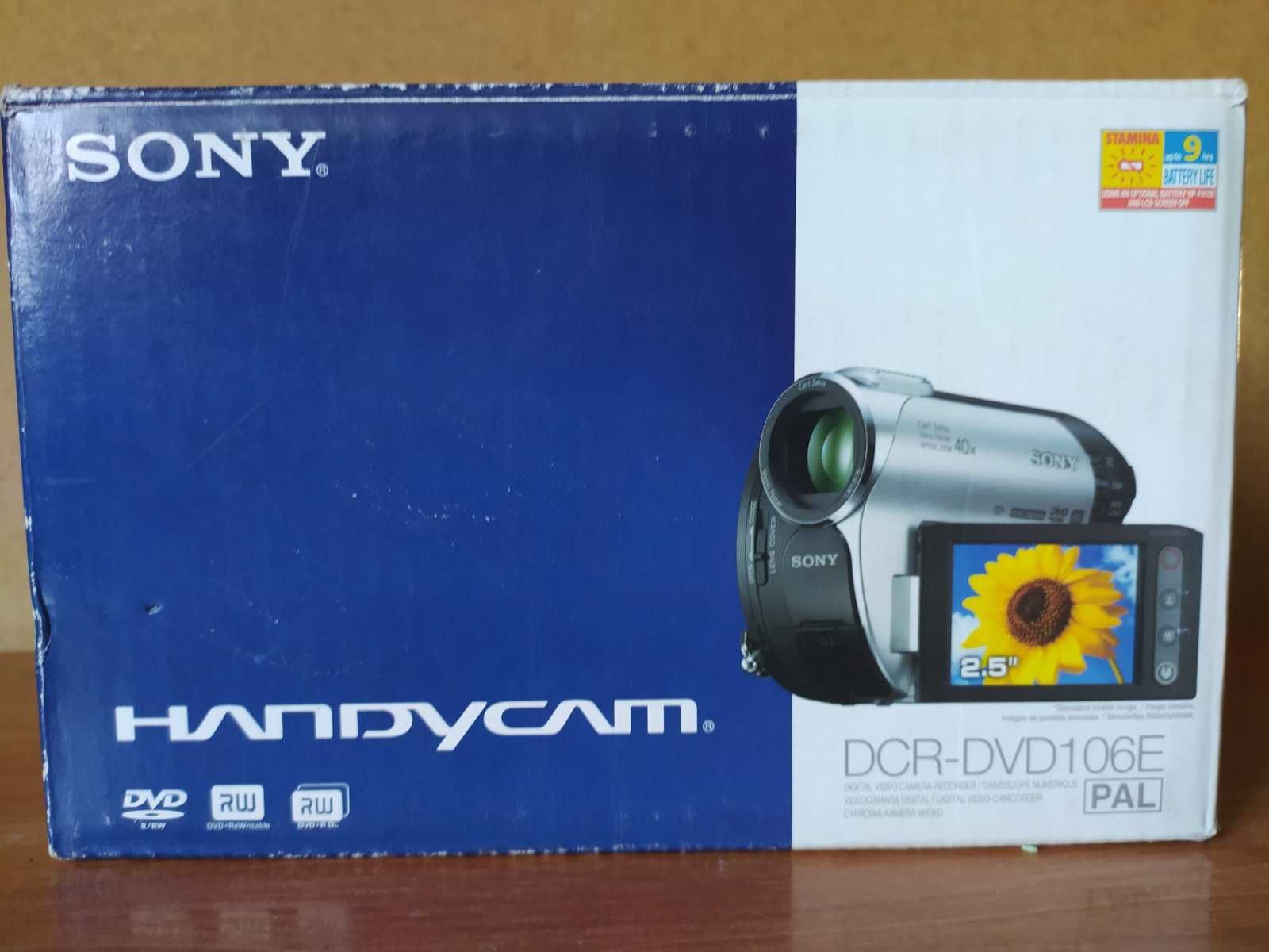 Практически новая видеокамера камера SONY DCR - DVD106 видео фото