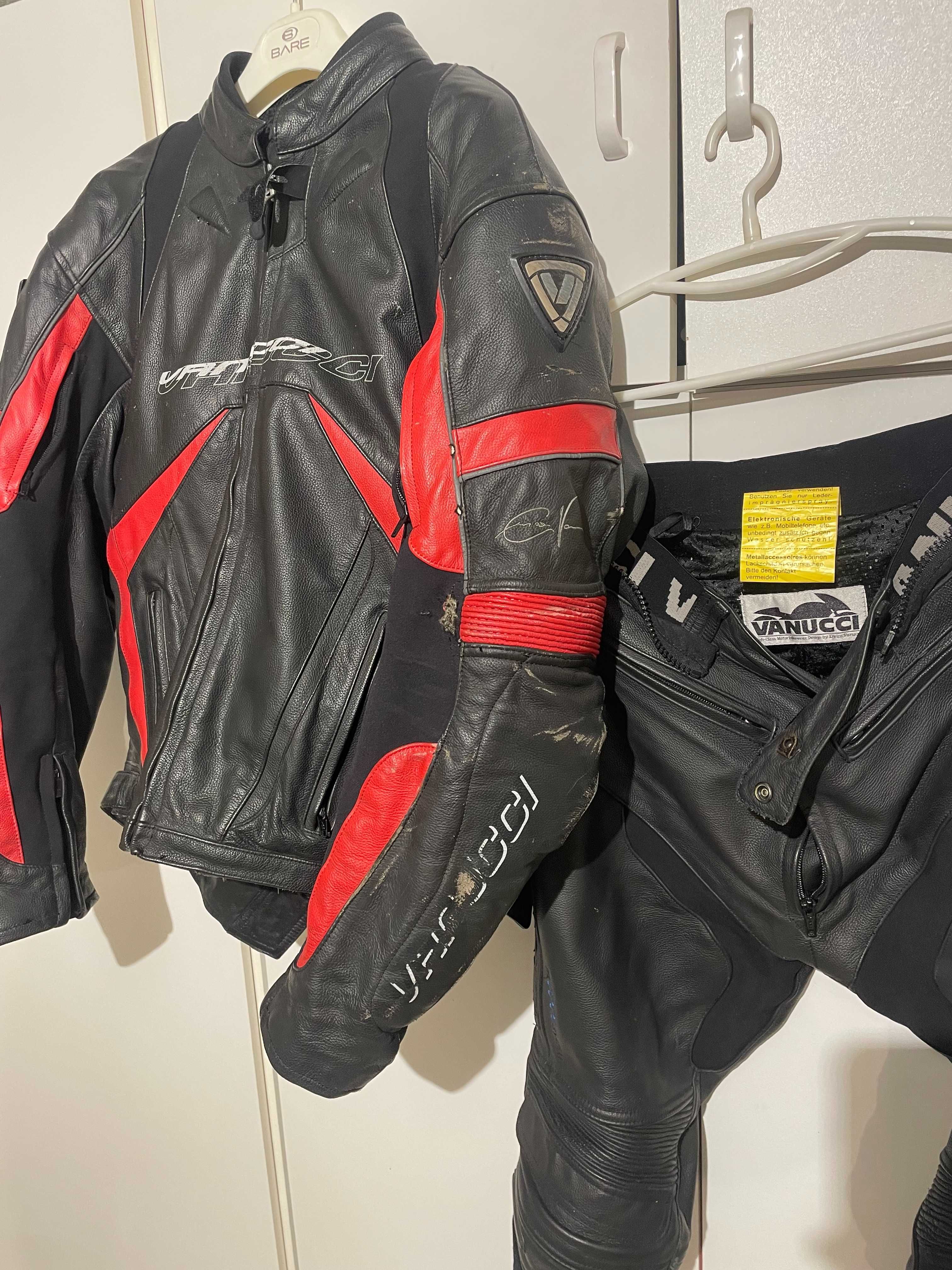 Skórzany strój Motocyklowy vanucci buty alpinestars