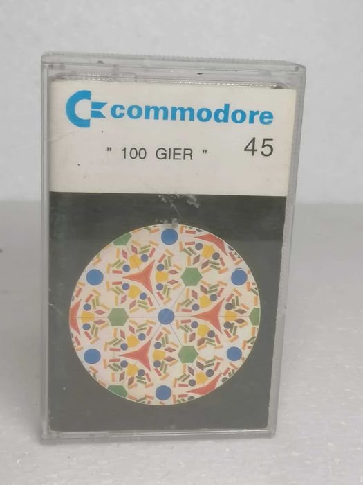 Kaseta magnetofonowa Commodore 64  nr 45 100 gier