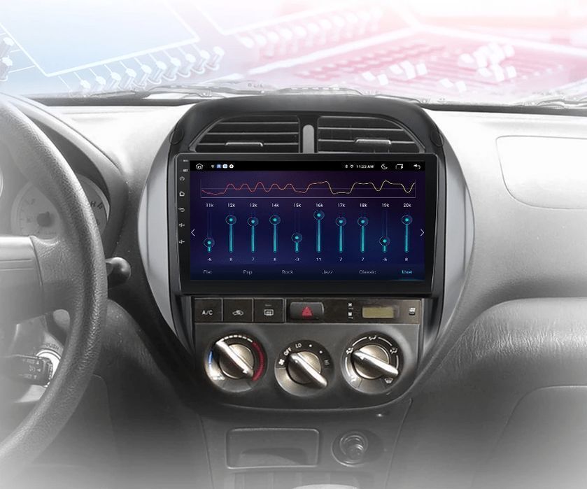 Nowoczesne radio Android do Toyota RAV4 (2003 - 2005) - 2GB 32GB