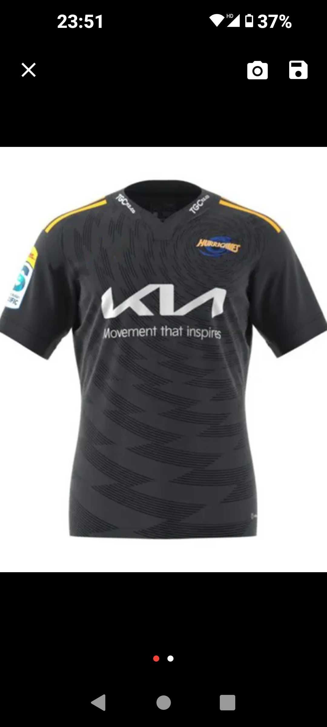 Camisola rugby nova