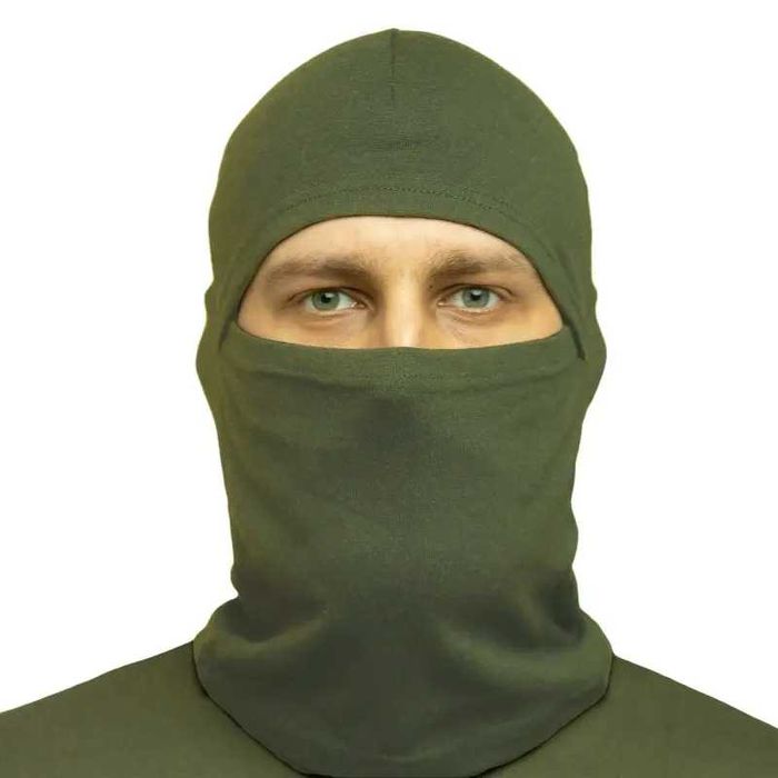 Балаклава олива хлопок