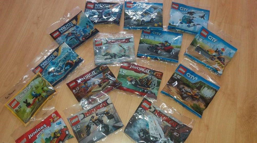 Colecção completa Lego 15 Mini Bag selados