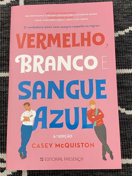 Livro “Vermelho branco sangue azul”