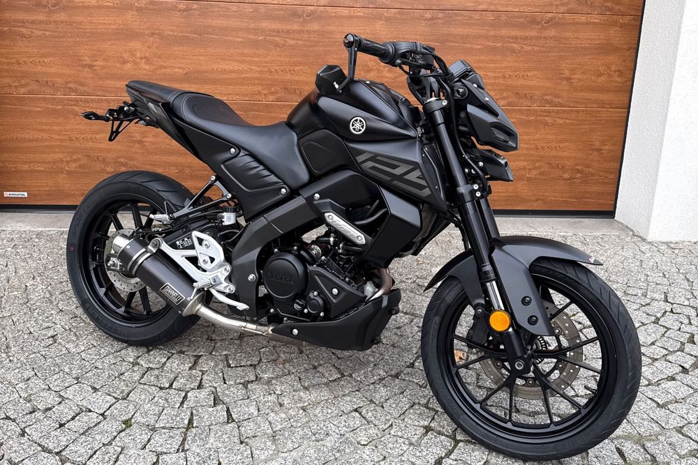 Yamaha MT 125 2020r Z ABS  Full Black Sportowy Wydech Giannelli Led