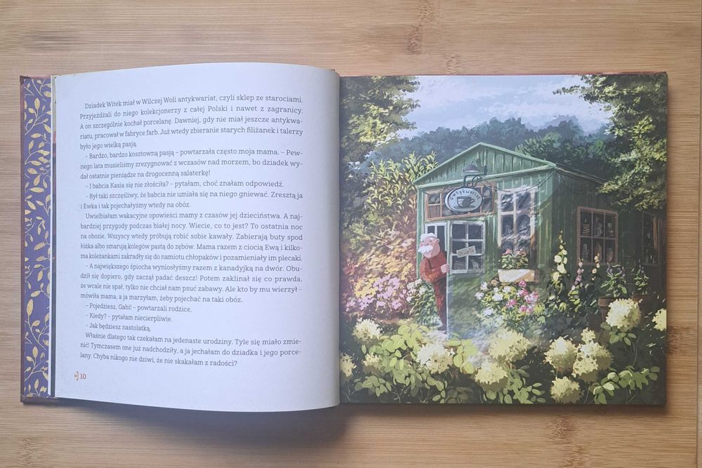 Książka dla dzieci Wnuczka antykwariusza Justyna Bednarek