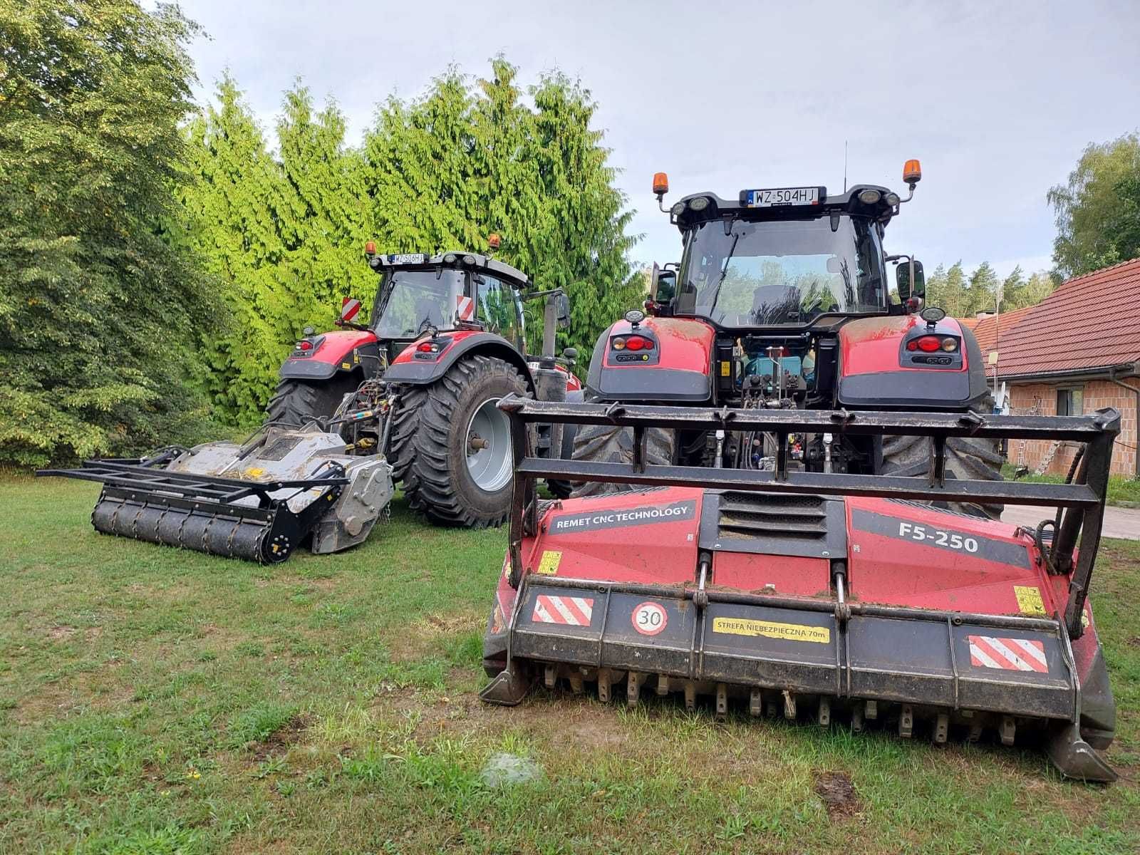 REMET F5-250 idealny do ciągników 200-300KM mulczer leśny , kosiarka