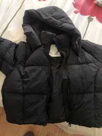 Puffer jacket with hood - Pull&Bear