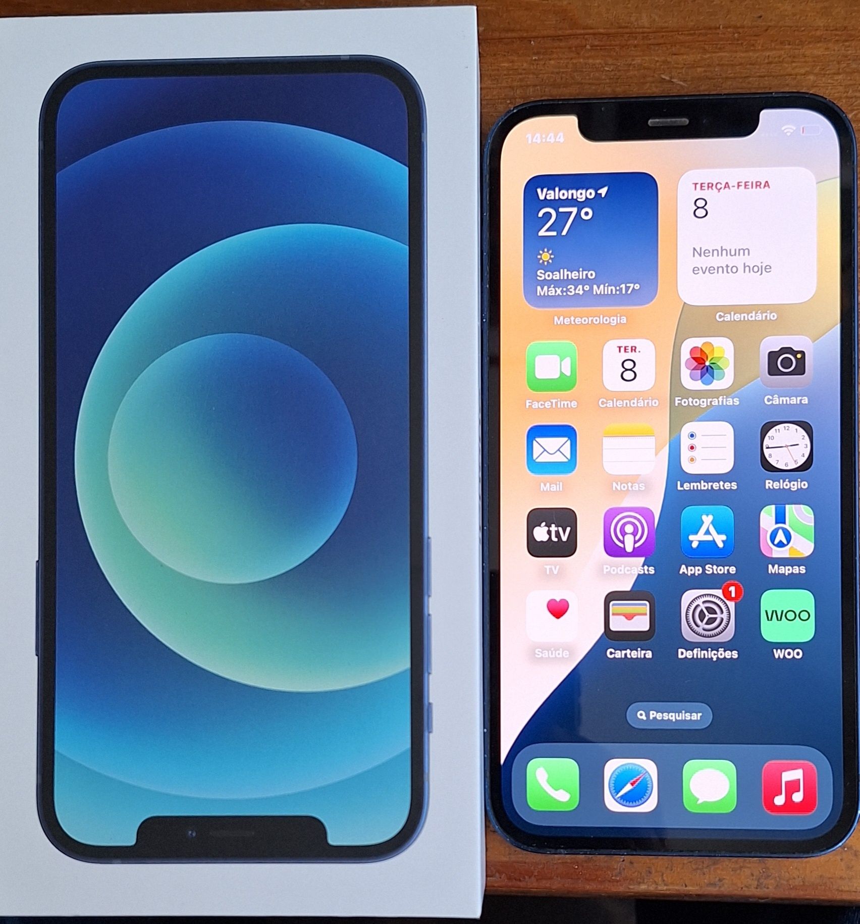 Iphone 12 apple 6.1" 128 gb Azul