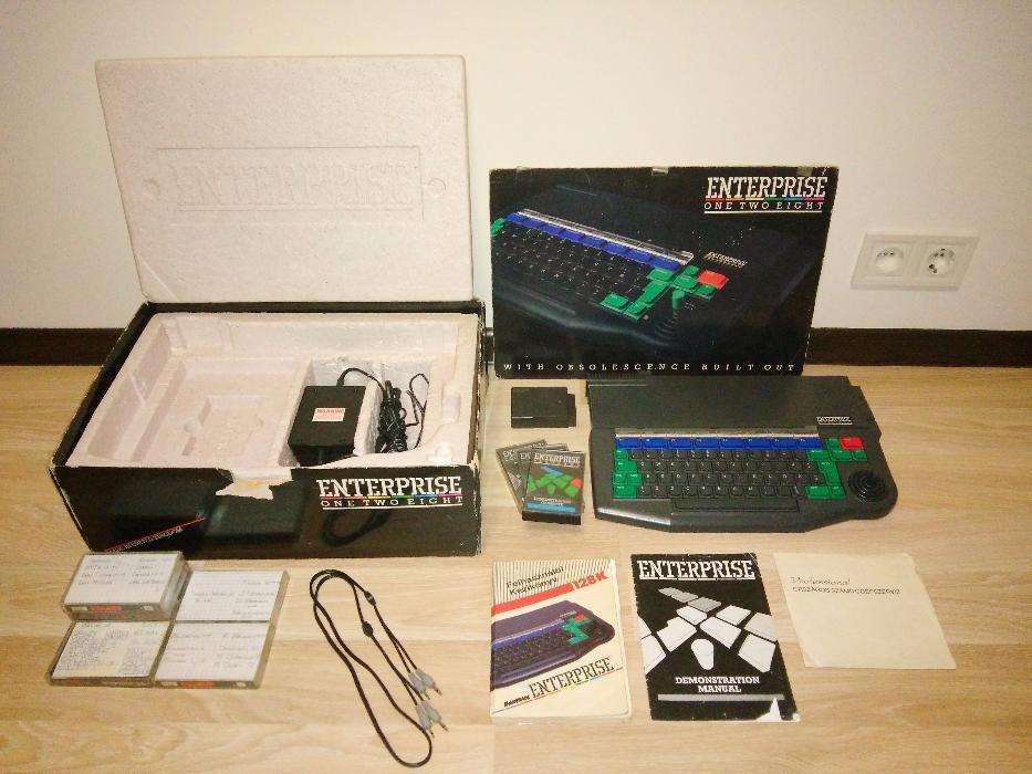 1985 г., очень редкий компьютер "Enterprise 128"+ коробка и аксессуары