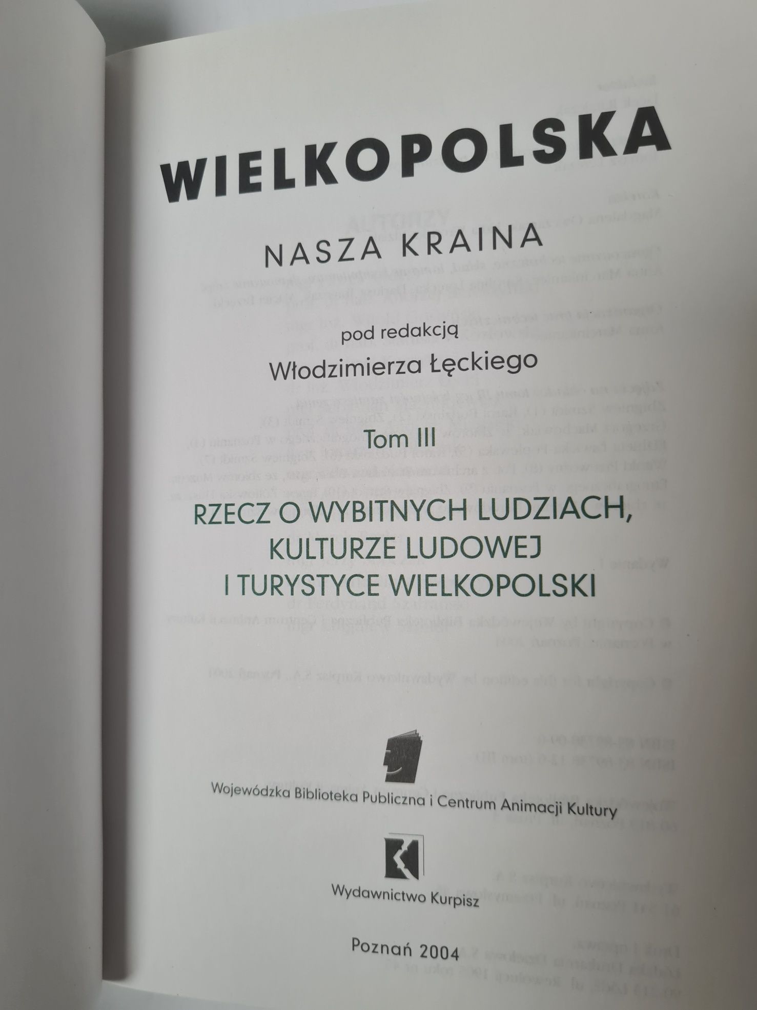 Wielkopolska - Nasza kraina. Książka