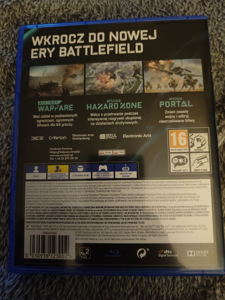 BF Battlefield 2042 PS4 PlayStation 5 Polska Wersja