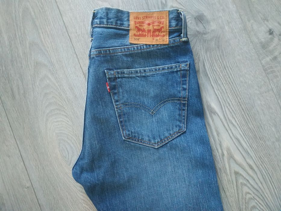 Джинсы с селвиджем Levis 508 W31 L32 selvadge оригинал