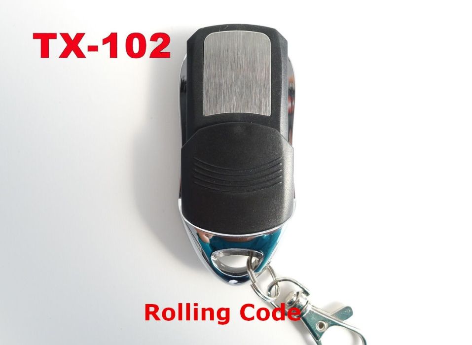 Comandos de portão de garagem - Código Fixo e Rolling Code - 433MHz