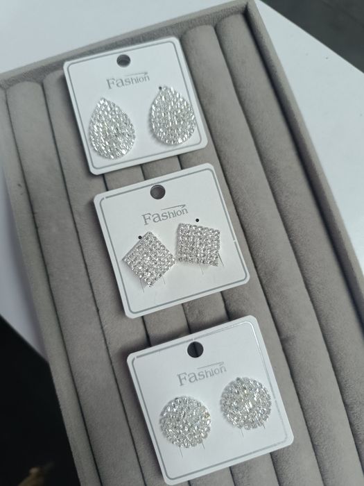 Кліпси Святкові, Весільні ,Сережки Кліпси прокол не потрібен