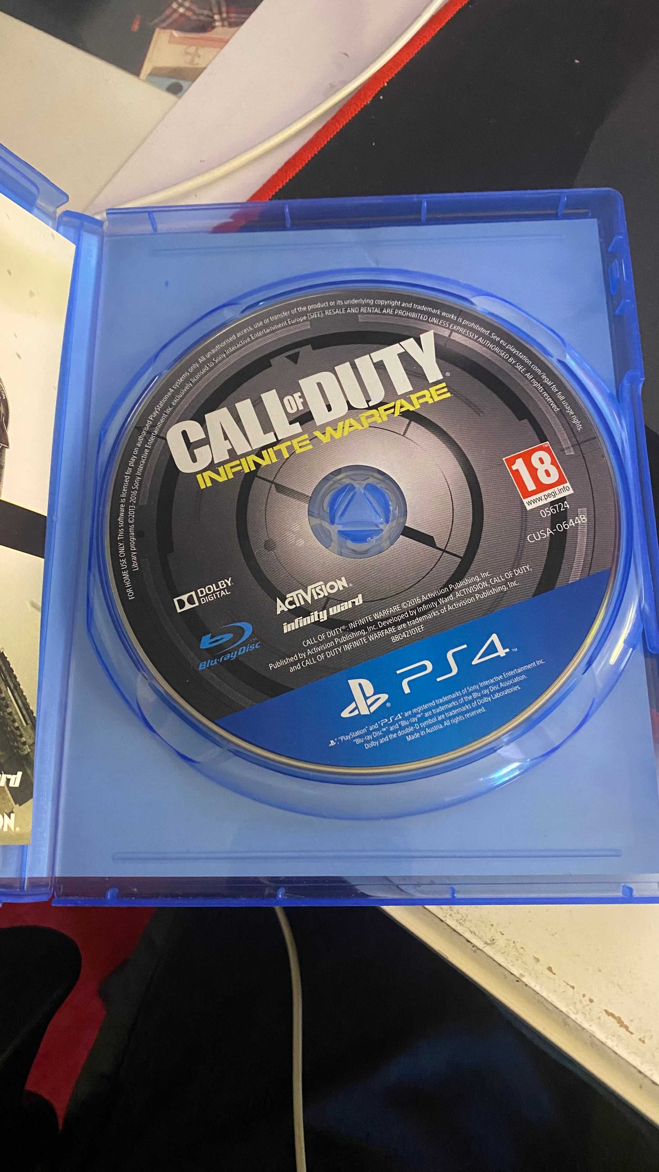 Jogo Spider Man PS4  e Jogo Call of Duty Infinite warfare