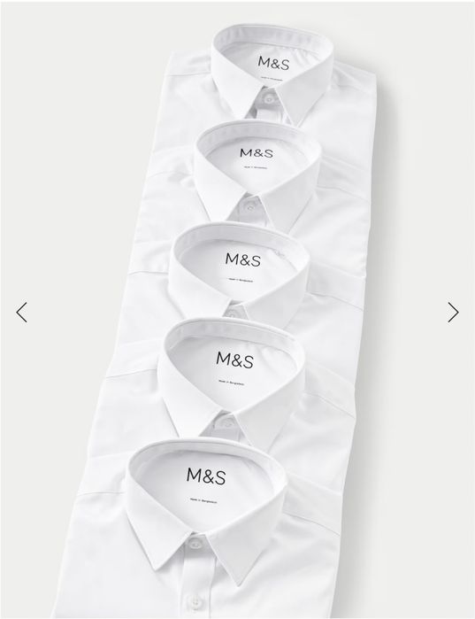 M&S Шкільна сорочка для хлопчика, 15-16 років