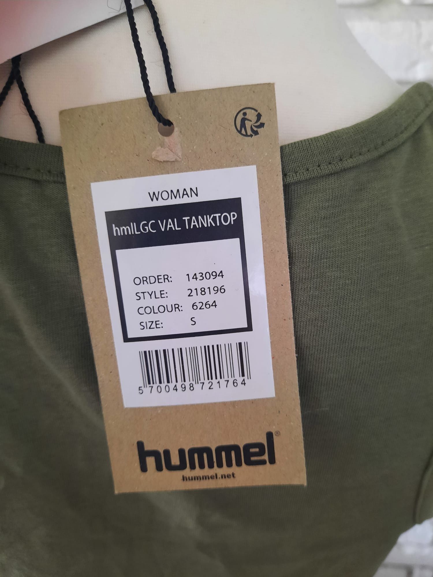 Tanktop top koszulka bez rękawów Hummel nowa S