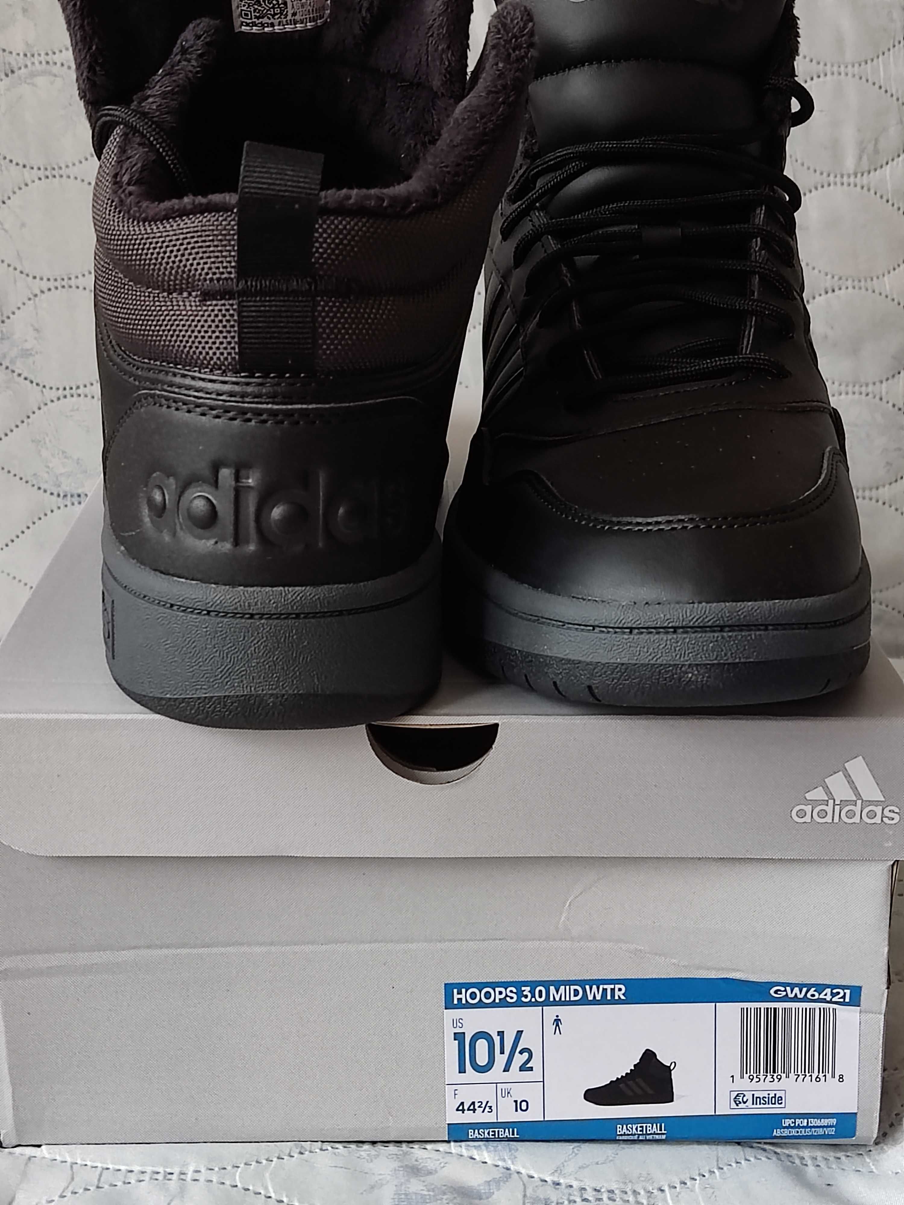Чоловічи кросівки Adidas Hoops 3.0 Mid Winterized Shoes (р. 10.5)