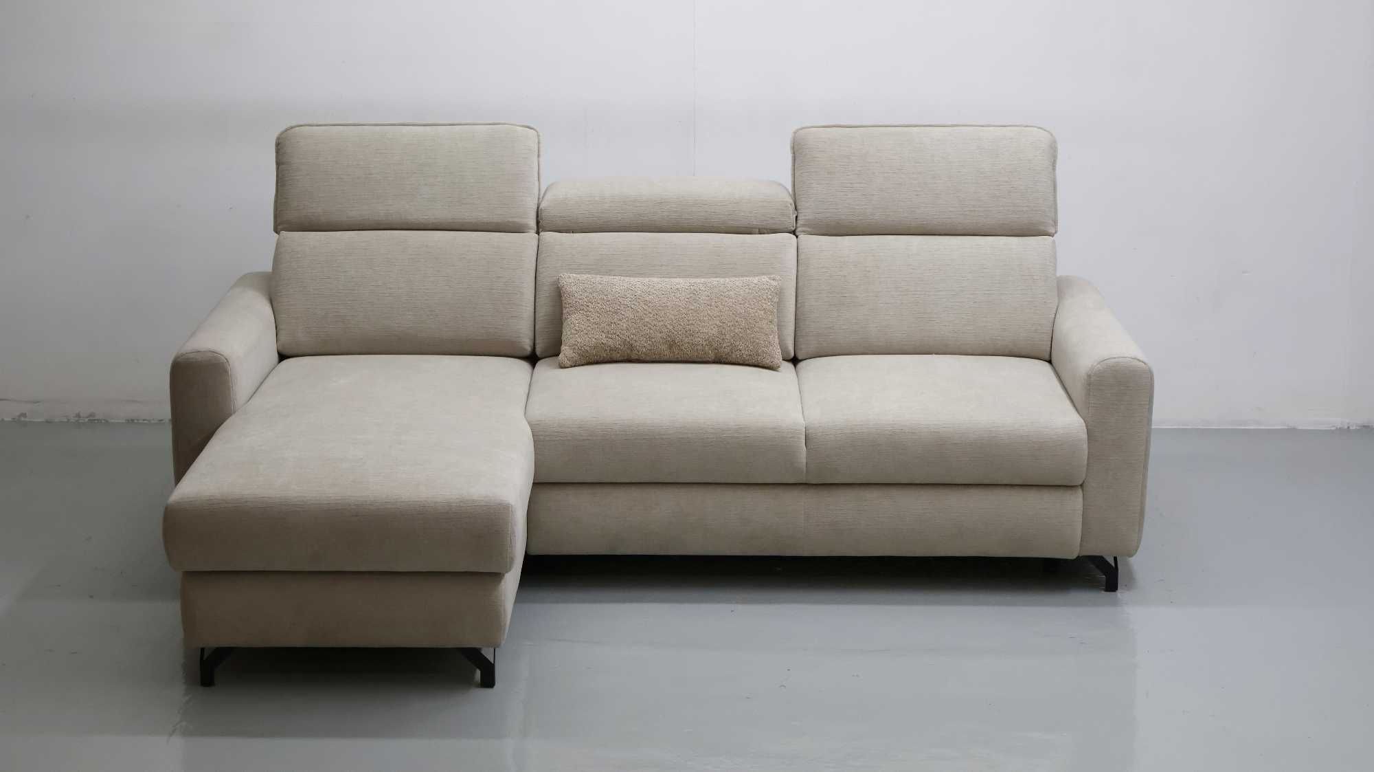 TDE DESIGN NAROŻNIK funkcja spania pojemnik regulowane oparcie SOFA