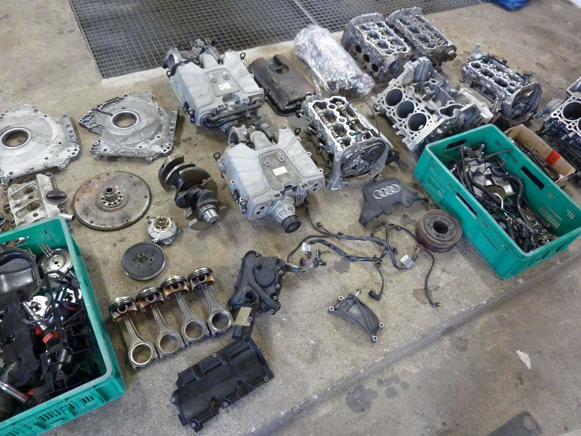 AUDI A4 B8 A6 C6 C7 3,0 TFSI 333 KM kompresor silnik na części głowica
